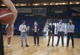 Noelia Arroyo en el entrenamiento del Basket Cartagena