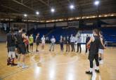 Noelia Arroyo en el entrenamiento del Basket Cartagena