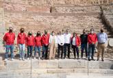 Encuentro de la Vicealcaldesa con deportistas que acudirn al campeonato de Espaa de remo