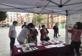 Stand de Servicios Sociales por el D�a Mundial Sin Tabaco.