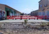 Vallado provisional en Las Dunas