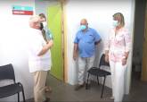 Visita de la alcaldesa, Nelia rroyo, al remodelados consultorio de Islas Menores