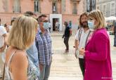 Presentación de las obras en el Palacio Consistorial.