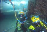 Reparacin del emisario submarino de Cabo de Palos