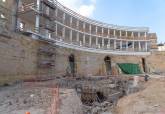 Las obras para la apertura al público del Anfiteatro Romano avanzan a buen ritmo