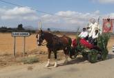 San Gins en la carreta camino del monasterio.