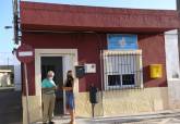 Visita al consultorio médico de Las Lomas del Albujón tras las obras de acondicionamiento