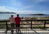 Yacimiento en los baos termales de la Marrana en Isla Plana y El Tintero