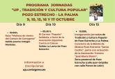 La segunda edicin de las Jornadas de Tradicin y Cultura Popular de la UP se celebrarn en la zona norte