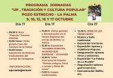 La segunda edicin de las Jornadas de Tradicin y Cultura Popular de la UP se celebrarn en la zona norte