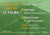 Canal oficial de donaciones para el Cabildo de La Palma.