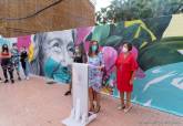 Cartagena conmemora el Día de los Mayores con un gran mural en su honor