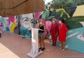 Cartagena conmemora el Día de los Mayores con un gran mural en su honor