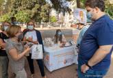 Lectura del manifiesto en la plaza Juan XXIII.