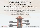 Cartel concierto de la Orquesta Sinfnica de Cartagena