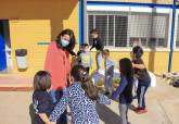 Visita de la concejala de Educación, Irene Ruiz, al CEIP Carthago