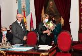 La alcaldesa recibe la Medalla y Presidencia de Honor de la Real Sociedad Económica de Amigos del País de Cartagena