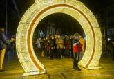 Encendido de las luces de navidad e inauguración del belén municipal y la zona de ocio del puerto