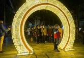 Encendido de las luces de navidad e inauguración del belén municipal y la zona de ocio del puerto