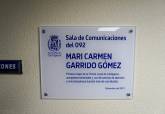 La sala de comunicaciones del 092 se llama ya de Mari Carmen Garrido