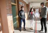 Visita de la concejala de Educacin, Irene Ruiz, a los colegios de Cartagena