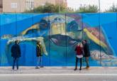 Mural en Monteblanco realizado por Goyo 203 y Jos Mara Vidal