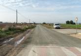 Visita a las obras de reparacin del firme de la carretera RM-F15