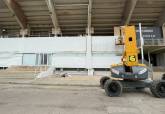 Trabajos en el Estadio Cartagonova