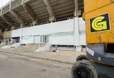 Trabajos en el Estadio Cartagonova