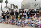 Clausura de la campaña de recogida de juguetes Juguetea en el Palacio de Deportes