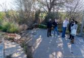 Visita al Camino del Sifón donde se mejorará el drenaje para evitar inundaciones