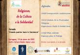 Cartel de la jornada de diversidad religiosa 'Creando puentes hacia la convivencia'
