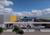Maqueta del nuevo parque comercial de San Antón
