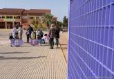 Inauguracin de la puerta violeta delCEIP Vicente Medina