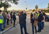Visita de la alcaldesa y concejal de Decentralizacin a La Vaguada y Las Lomas
