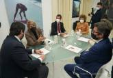 Reunin con el nuevo presidente de Puertos del Estado en el Palacio de Aguirre