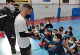 El Jimbee CT comparte jornada de fútbol sala con alumnos del CEIP Virgen del Carmen