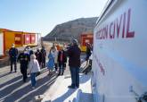 Visita a las instalaciones del Parque de Seguridad en las que se almacenará la ayuda humanitaria para Ucrania