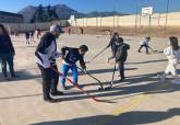 Actividad de hockey en lnea en CEIP Virgen de Begoa (Programa ADE)