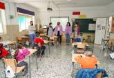 La alcaldesa responde a las preguntas de los alumnos del colegio Asdrbal de Lo Campano