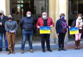 Acto en solidaridad con el pueblo ucraniano en el edificio de San Miguel