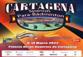 Cartel del Torno Internacional de Parabdminton de cartagena