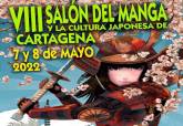 Cartel del  VIII Saln del Manga y la Cultura Japonesa de Cartagena