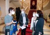 Visita de alumnos Erasmus+ en el Palacio Consistorial