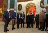 Visita del presidente de la Comunidad y de la alcaldesa a las obras de la Caridad