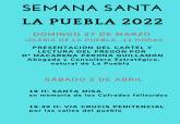 Cartel del pregón de la Semana Santa de La Puebla