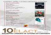Cartel Encuentro literario con autores en Cartagena 