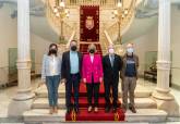 visita del alcalde de Alcantarilla al Palacio Consistorial