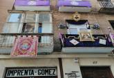 Segundo Premio del VI Concurso de Embellecimiento de Balcones de la Semana Santa de Cartagena- 'Dios te Salve Reina y Madre'