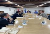Reunión de alcaldes de la Red de Conjuntos Históricos de la Región de Murcia celebrada en Mula